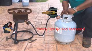 How To Light Your Propane Outdoor Cooker The Correct Way By Welding And Stuff ASMR [upl. by Kirsten]