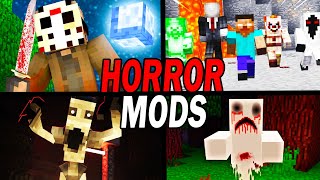 😱 34 TERRIFYING Minecraft Horror Mods Forge amp Fabric 💀 [upl. by Feenah]