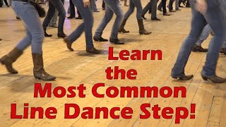 Learn the Most Common Line Dance Step [upl. by Disharoon882]