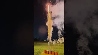 Testing 10Shot Roman Candles 🧨 Pyramid Candle Pack  Sky Bacon Fireworks [upl. by Etak]