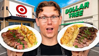 Dollar Tree vs Target Cooking Challenge [upl. by Allehcim70]