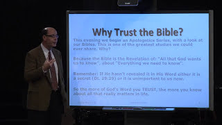 APOL01 DO YOU TRUST THE BIBLE GODS WORD Why Should We Believe That Our Bible Is True [upl. by Ahsasal]