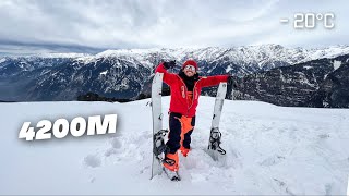 SNOWBOARDING IN MANALI  SETHAN DOME 🏔️ [upl. by Lewiss]