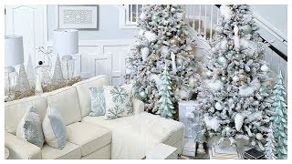 Christmas Home Tour Series  How To Decorate Your Christmas Tree [upl. by Ahsemot]