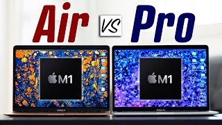 M1 MacBook Air vs M1 MacBook Pro  Full Comparison [upl. by Dibb540]