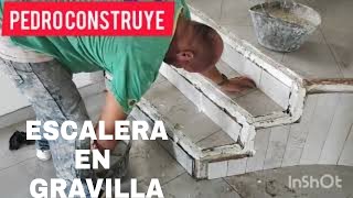 ✅ESCALERA EN GRAVILLA LAVADA [upl. by Apgar]