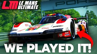 FIRST GAMEPLAY This is LE MANS ULTIMATE [upl. by Aleet230]