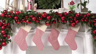 Transform a Mantel from Everyday to Holiday with RAZ Imports [upl. by Anrym]