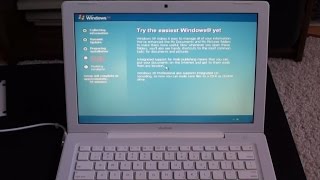 Installing Windows XP on a MacBook Mid 2007 [upl. by Nob]