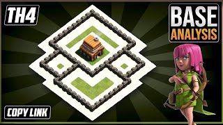 NEW ULTIMATE BEST TH4 HYBRIDTROPHYdefenseBase 2022Town Hall 4 Hybrid Base Design–Clash of Clans [upl. by Narton797]