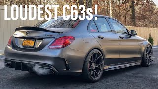 STRAIGHT PIPED the Mercedes AMG C63s [upl. by Llorre488]