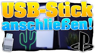 PS5 USBStick anschließen Deutsch Videos Musik und Fotos abspielen  Daten übertragen  Tutorial [upl. by Farwell338]