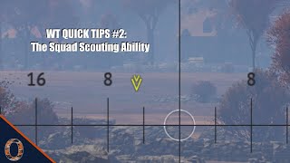 War Thunder Quick Tips 2  The Squad Scouting Ability [upl. by Catto]