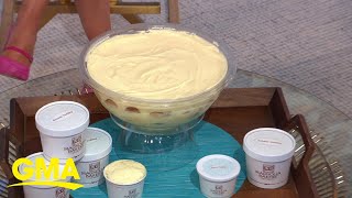 How to make Magnolia Bakery’s famous banana pudding at home l GMA [upl. by Sigismond2]