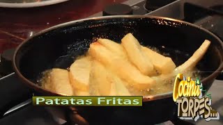 ✅ Aprende a hacer PATATAS FRITAS ✅ Como freír patatas sin tener ni idea 👍 COCINA PARA TORPES 1 👍 [upl. by Irolam]