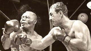 Rocky Marciano vs Jersey Joe Walcott 1  Highlights The Ring Fight of the Year [upl. by Attolrac]