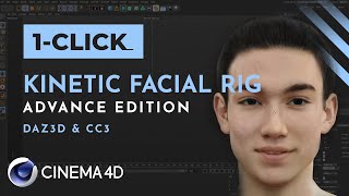 Kinetic Facial Rig  Cinema 4D Auto Rigger [upl. by Aneeroc]