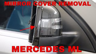 Mercedes Benz Mirror cover and glass removal [upl. by Ille]