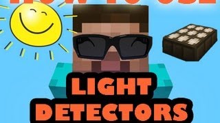 How to use Daylight Sensor Solar Panels  Minecraft 152 Update [upl. by Adore822]