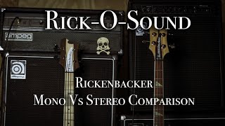 Rickenbacker 4003sw Standard vs 4001 RickOSound [upl. by Wilkens844]