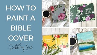 How To Paint The Cover Of A Bible [upl. by Merrick925]