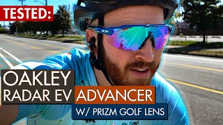 Road and Gravel Optical Perfection Oakley Radar EV Advancer amp Prizm Golf Lens Review [upl. by Lev]