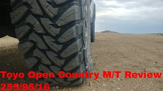 Toyo MT Open Country Tire Review 2558516  3rd Gen 2017 Toyota Tacoma TRDOffRoad [upl. by Clea]