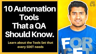 10 Automation Testing Tools That every QA Should KnowWith MindMap2020 Edition [upl. by Gloriana477]