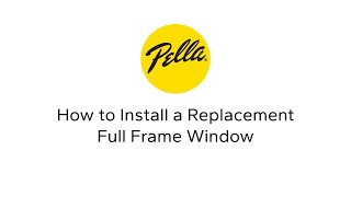 How to Install a Replacement Full Frame Window [upl. by Elwaine664]