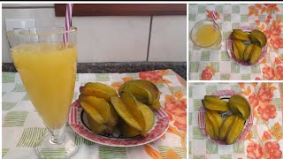 Receita de suco de carambola [upl. by Averir57]