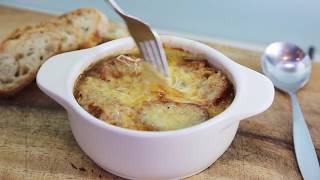 Classic French onion soup recipe  how to Make your own at home [upl. by Anala310]