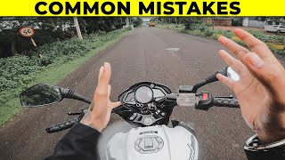 10 common MISTAKES amp SOLUTIONS while learning bike  Bike chalana seekhiye  Bajaj Ns 200 [upl. by Ralph]