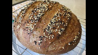 Let’s Bake NoKnead Rye Bread [upl. by Hanaj]