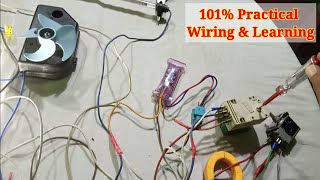 Non frost Refrigerator wiring DiagramNon frost wiringNon frost fridge full wiring practical [upl. by Michael]