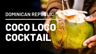 How to make Coco Loco Cocktail Dominican style [upl. by Kenweigh]