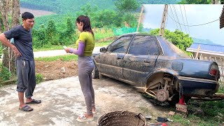 FULLVIDEO filled with sand to build pickup trucks using old Toyota cars [upl. by Onaicilef18]