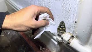 Old Radiator Valve Leaking Fix in 5 Minutes quickfix [upl. by Ahsikel]