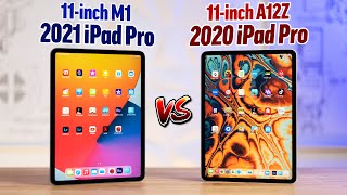 M1 iPad Pro 2021 vs A12Z iPad Pro 2020 Full Comparison [upl. by Yaya]