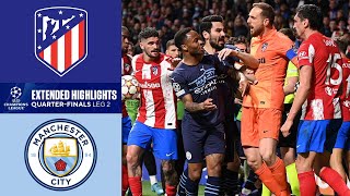 Atlético Madrid vs Man City Extended Highlights  UCL QuarterFinals  Leg 2  CBS Sports Golazo [upl. by Ennaej]