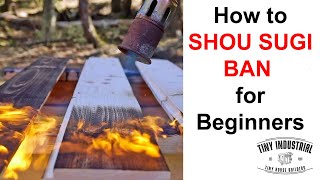 How to Shou Sugi Ban for Beginners  In 2 12 Easy Steps [upl. by Hpesoj]