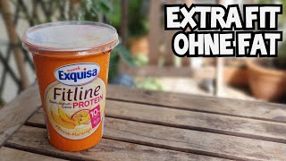 Exquisa FITLINE PROTEIN Pfirsich Maracuja im Test  Nährwerte amp Geschmack [upl. by Assirehs]