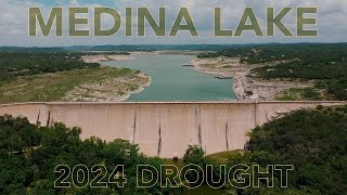 Medina Lake 2024 Drought [upl. by Yonina]