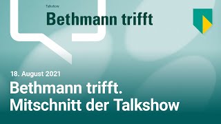 Bethmann trifft 1 Nachhaltigkeit Persönlich nachgefragt Die Talkshow der Bethmann Bank [upl. by Nitnelav]