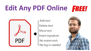 How to edit pdf for free Free online pdf editor  Sejda [upl. by Angel]