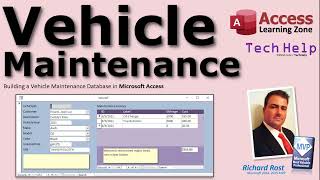 Building a Vehicle Maintenance Database in Microsoft Access Log Service Costs Dates Mileage [upl. by Nnaytsirk]