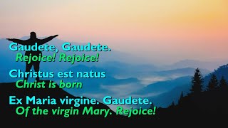 Gaudete with lyrics for congregations [upl. by Henrion350]