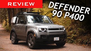 2022 Land Rover Defender 90 P400 XDynamic Review  The King of Luxury OffRoading [upl. by Zorah163]