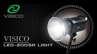 VISICO LED 200 SA Cob LED Video Light TestReview [upl. by Jamieson]