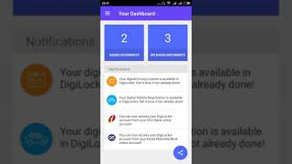 digilocker setting NO Driving License [upl. by Meeharbi]