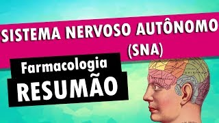 Farmacologia do SISTEMA NERVOSO AUTÔNOMO SNA [upl. by Silevi]